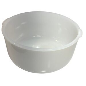 Sunbeam‎ Glass Mixing Bowl 1970s Vintage White Kitchenware Replacement Part